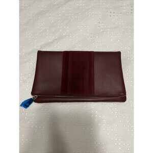 Summer And Rose Cabernet Wine Color Clutch Handbag New